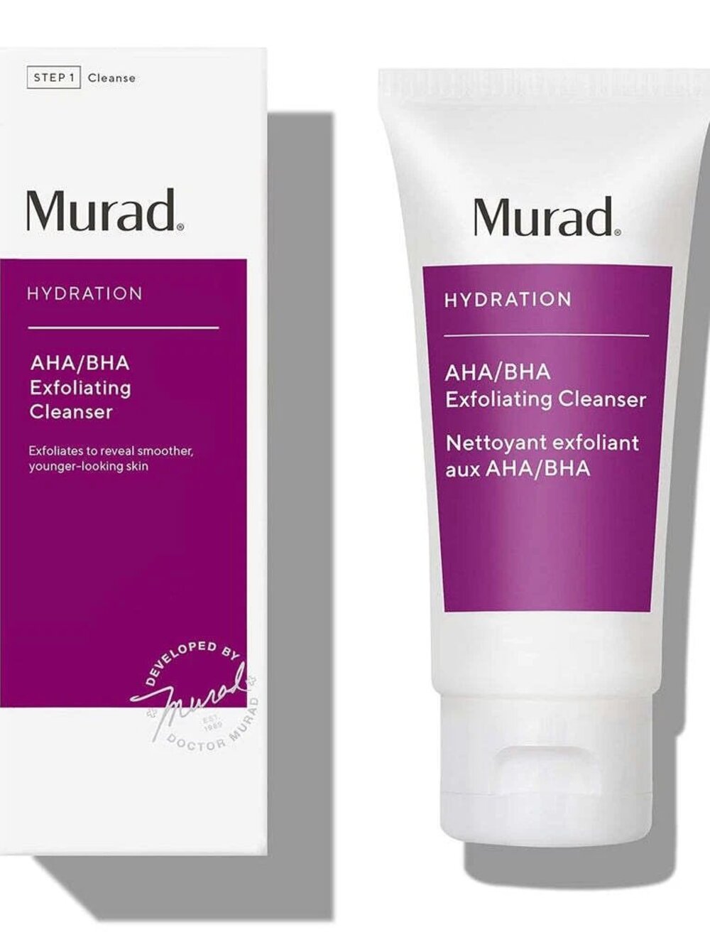 Murad AHA/BHA Exfoliating Cleanser Hydration, 6.75 fl oz